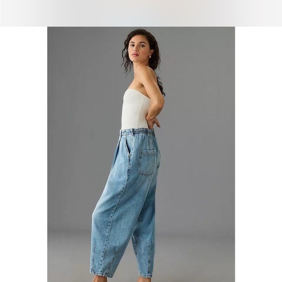 NWOT Anthropologie Pilcro Barrel Leg Jeans nwot - Picture 2 of 6